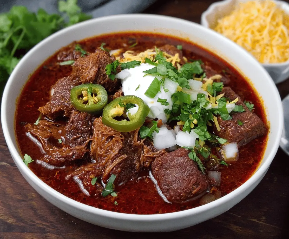 Authentic Texas Brisket Chili Recipe: Bold & Smoky Flavor