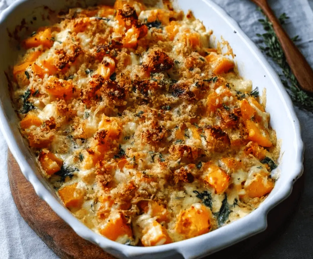 Cheesy Butternut Squash Casserole Recipe - Ultimate Comfort Side Dish