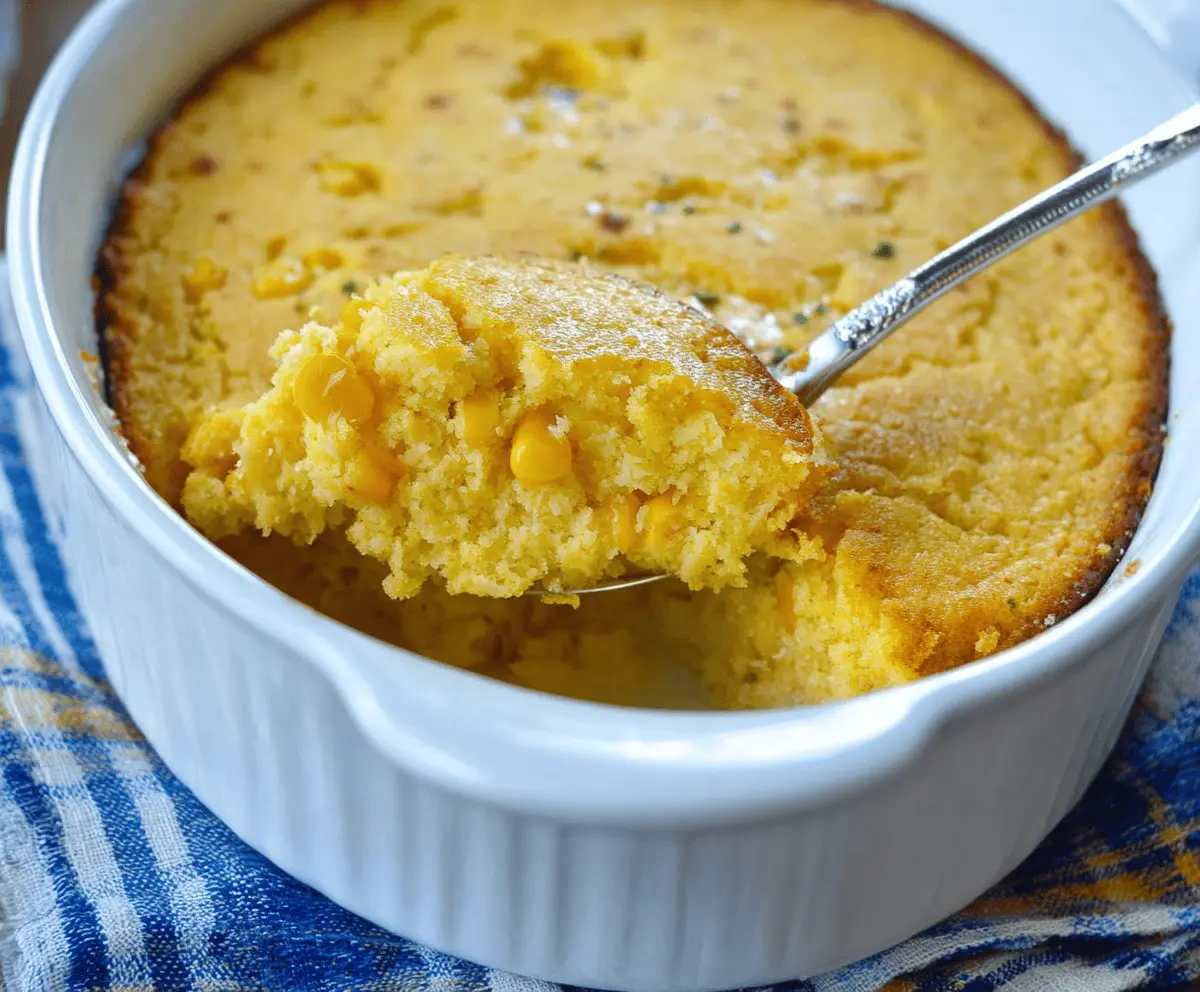 Easy Creamy Corn Casserole Recipe for Thanksgiving – Only 5 Ingredients!