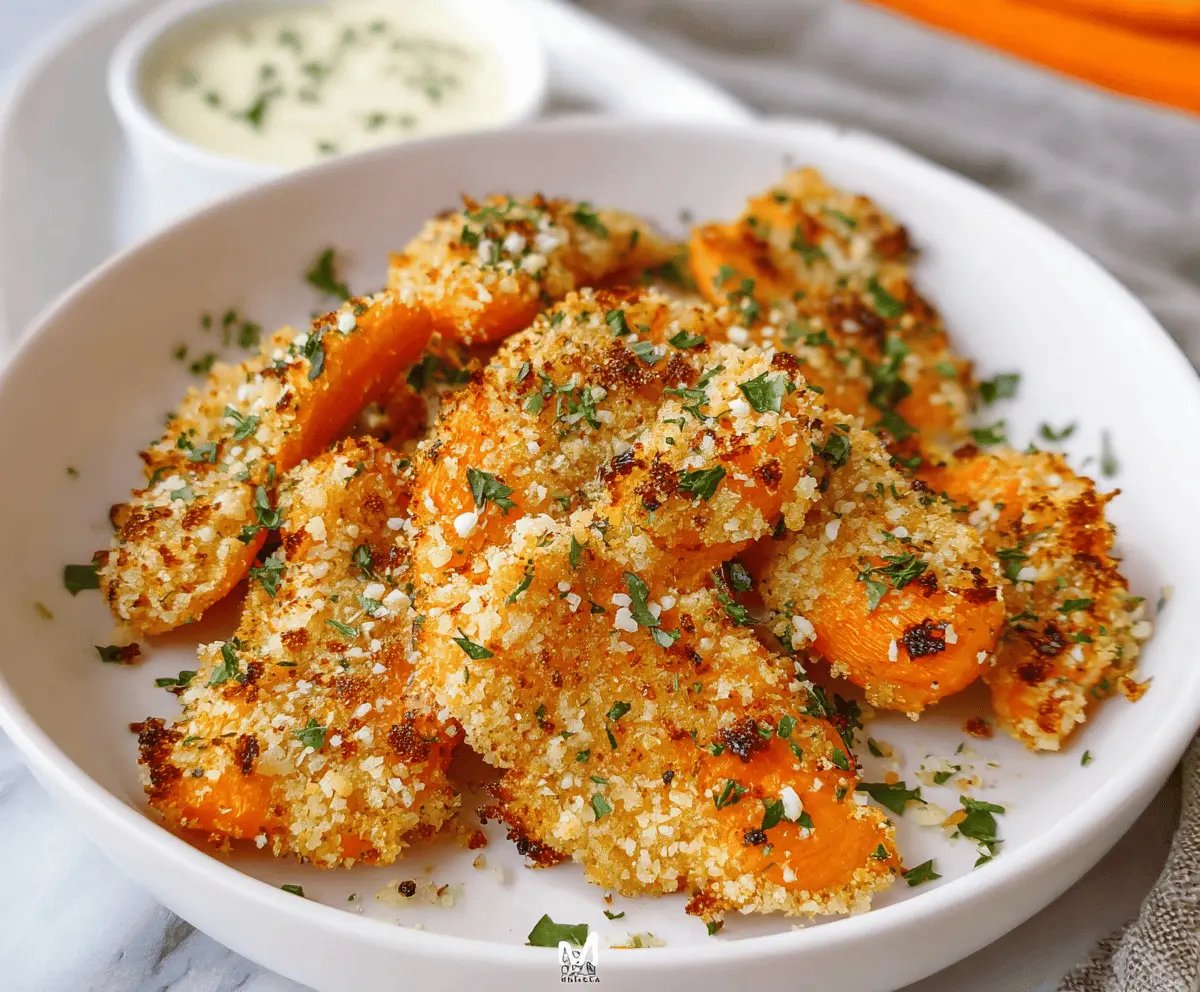 Crispy Parmesan Ranch Smashed Carrots Recipe Everyone Loves