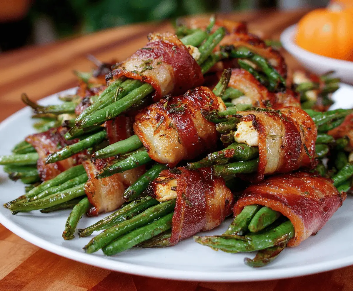 Easy Bacon-Wrapped Green Beans