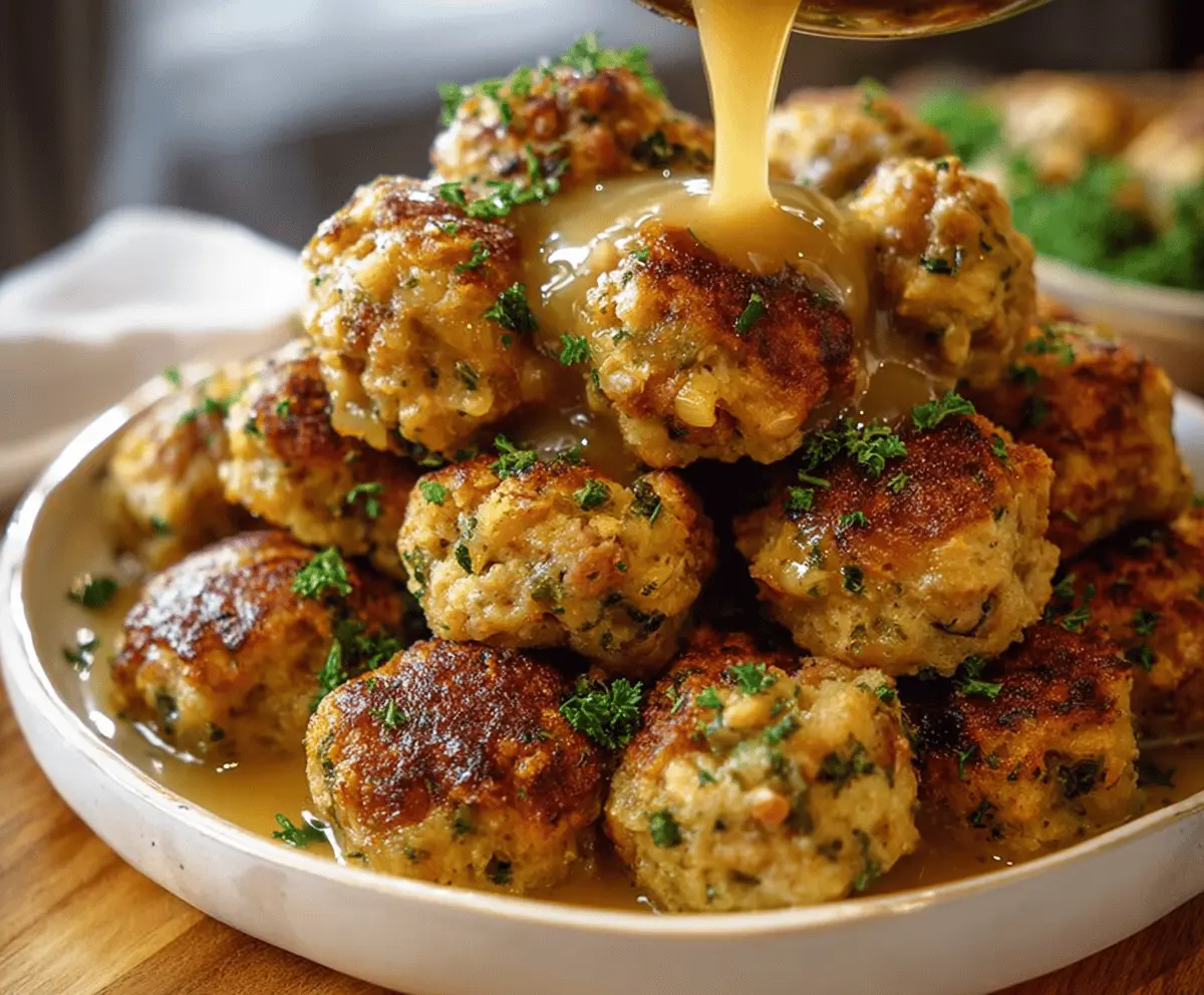 Grandma Dot's Classic Stuffing Balls