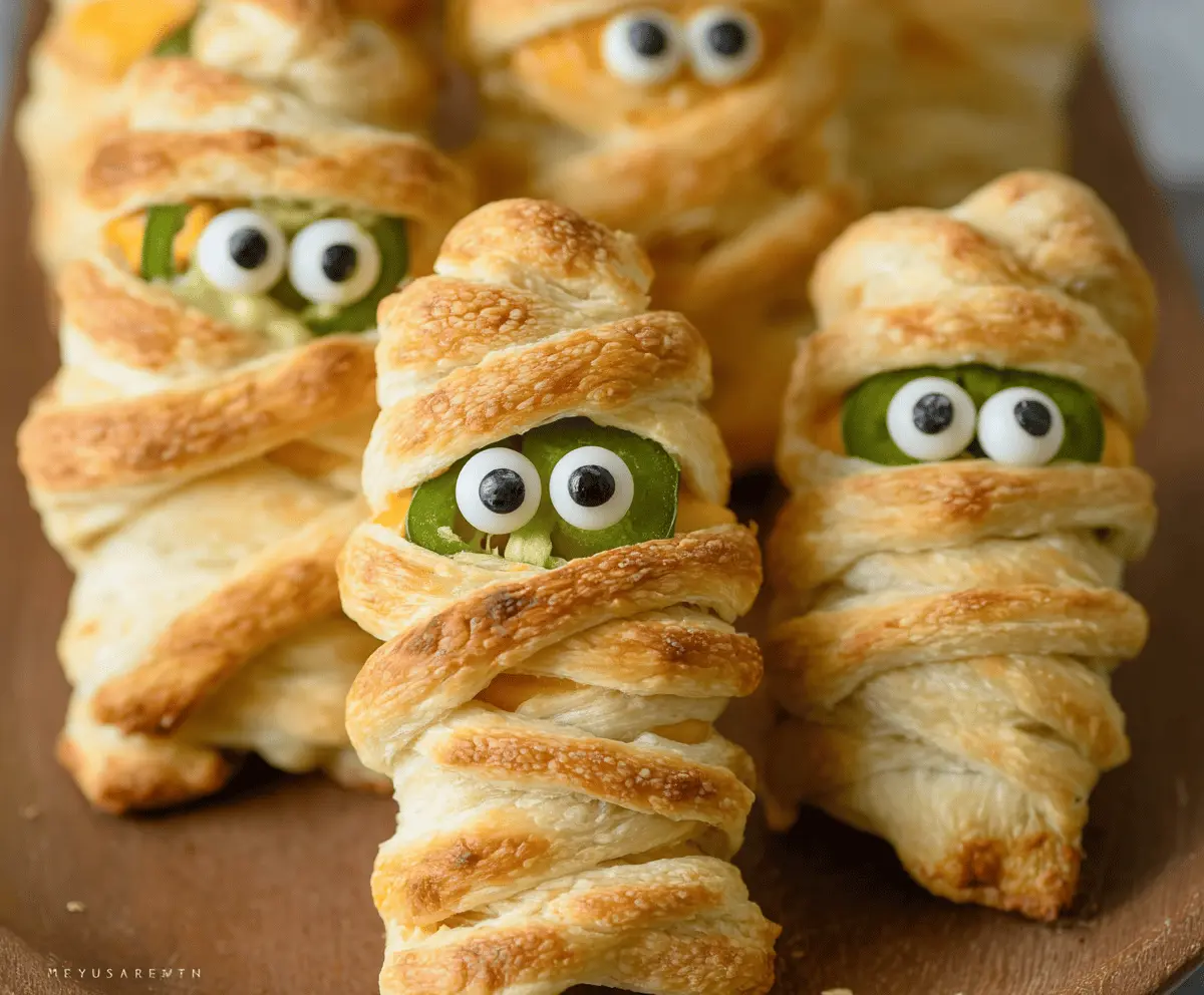 Spooky Halloween Jalapeño Popper Mummies Recipe