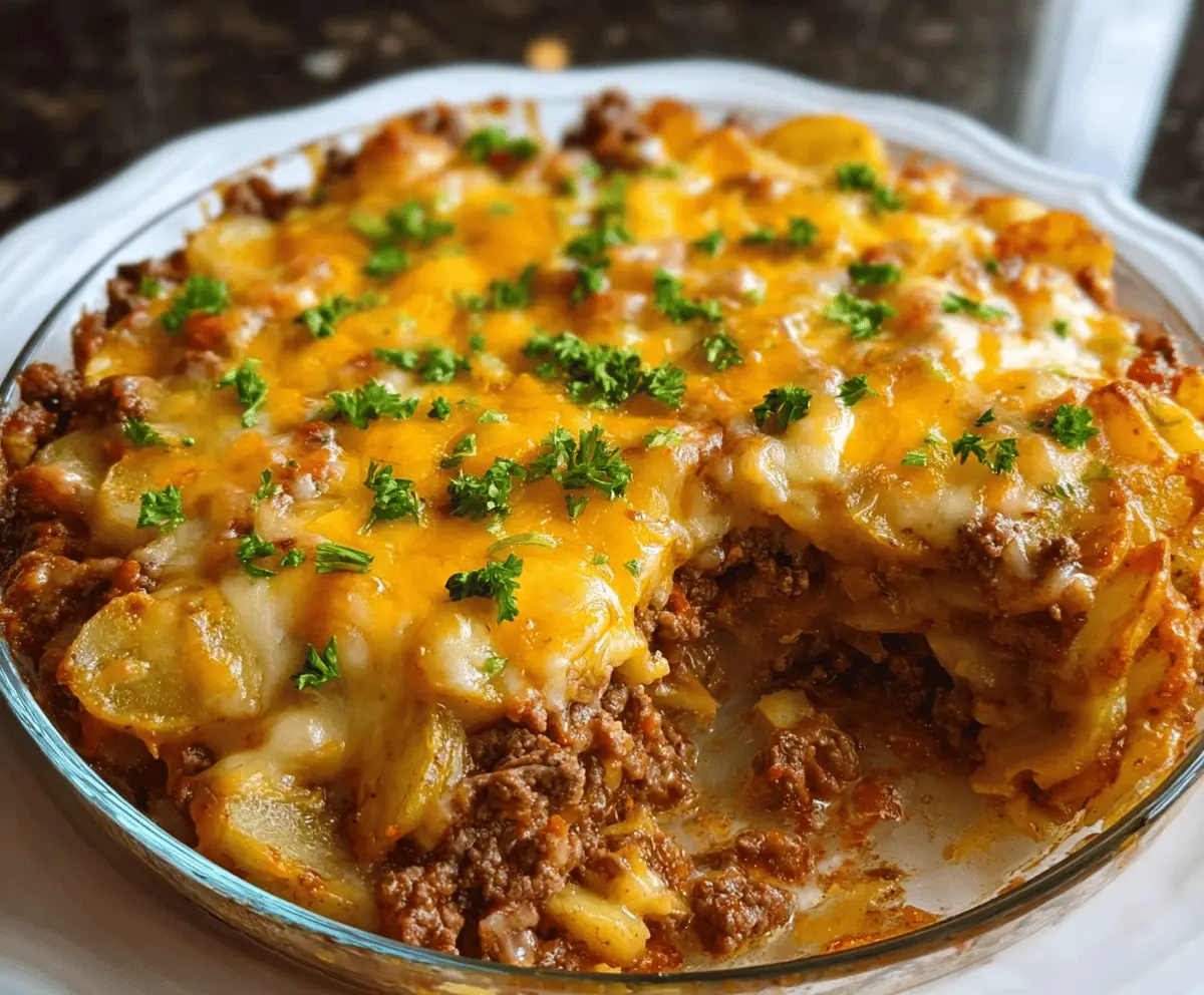 Easy Hobo Casserole with Ground Beef Recipe
