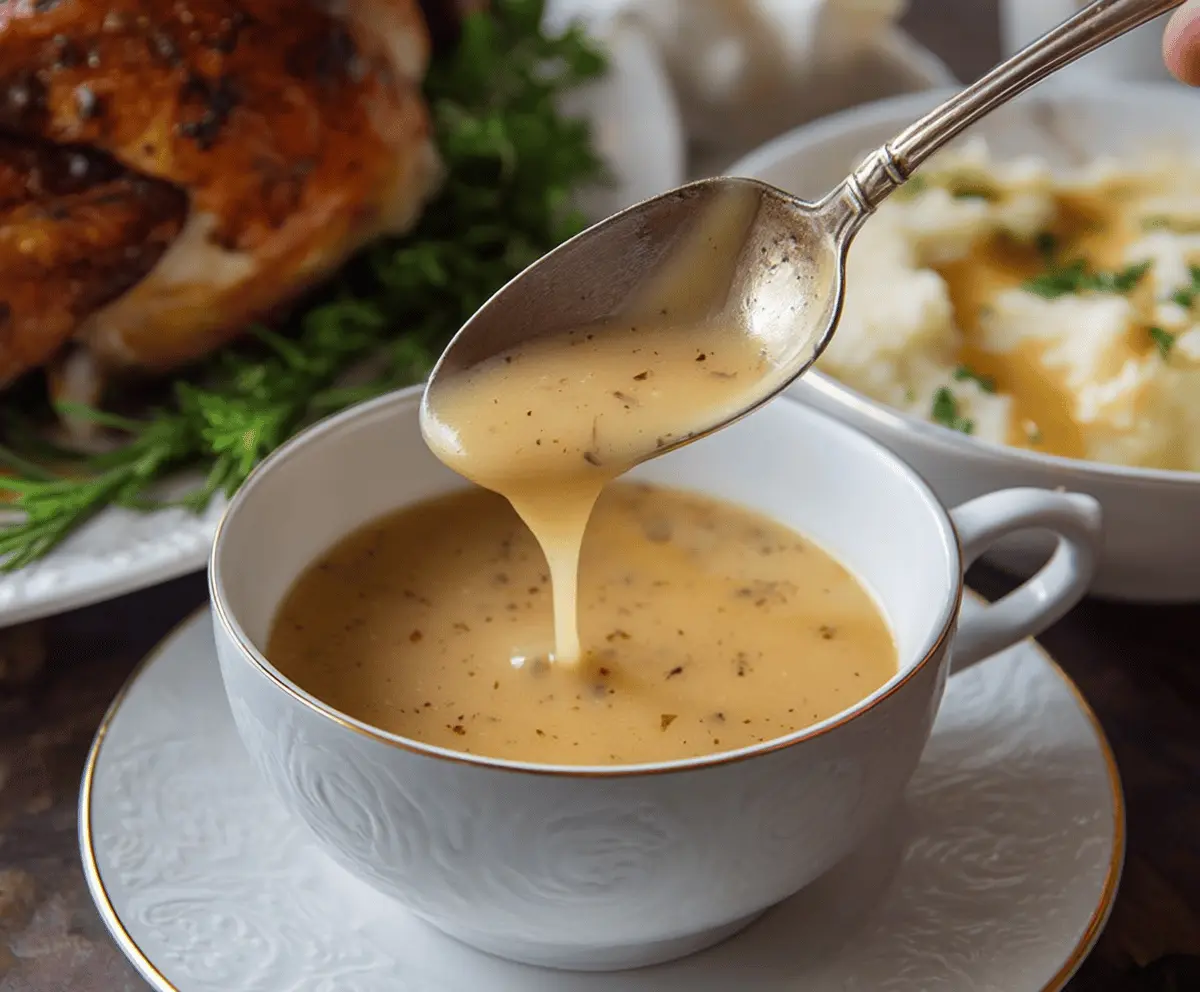 Make-Ahead Thanksgiving Turkey Gravy Without Drippings