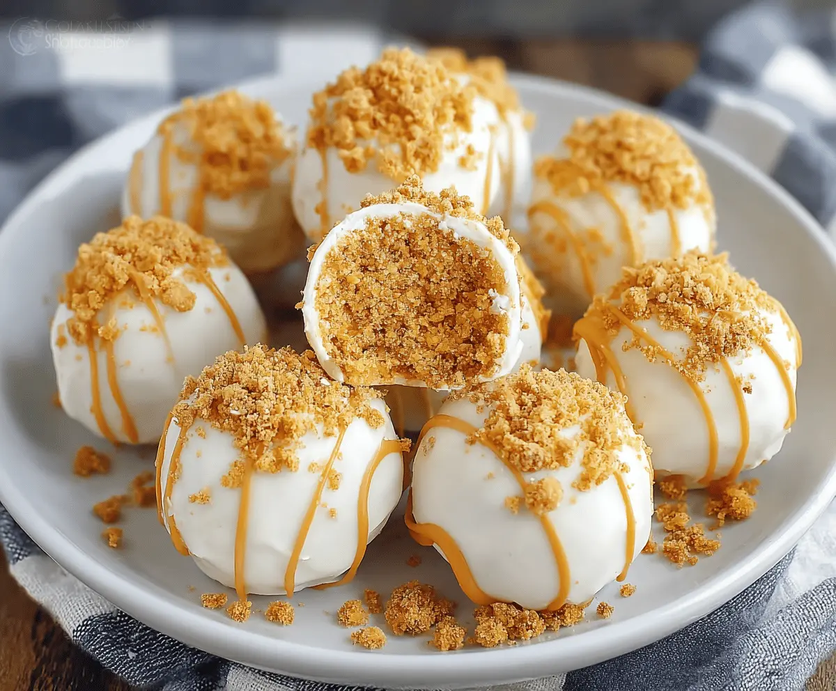 No Bake Pumpkin Cheesecake Balls – Easy Fall Dessert Recipe