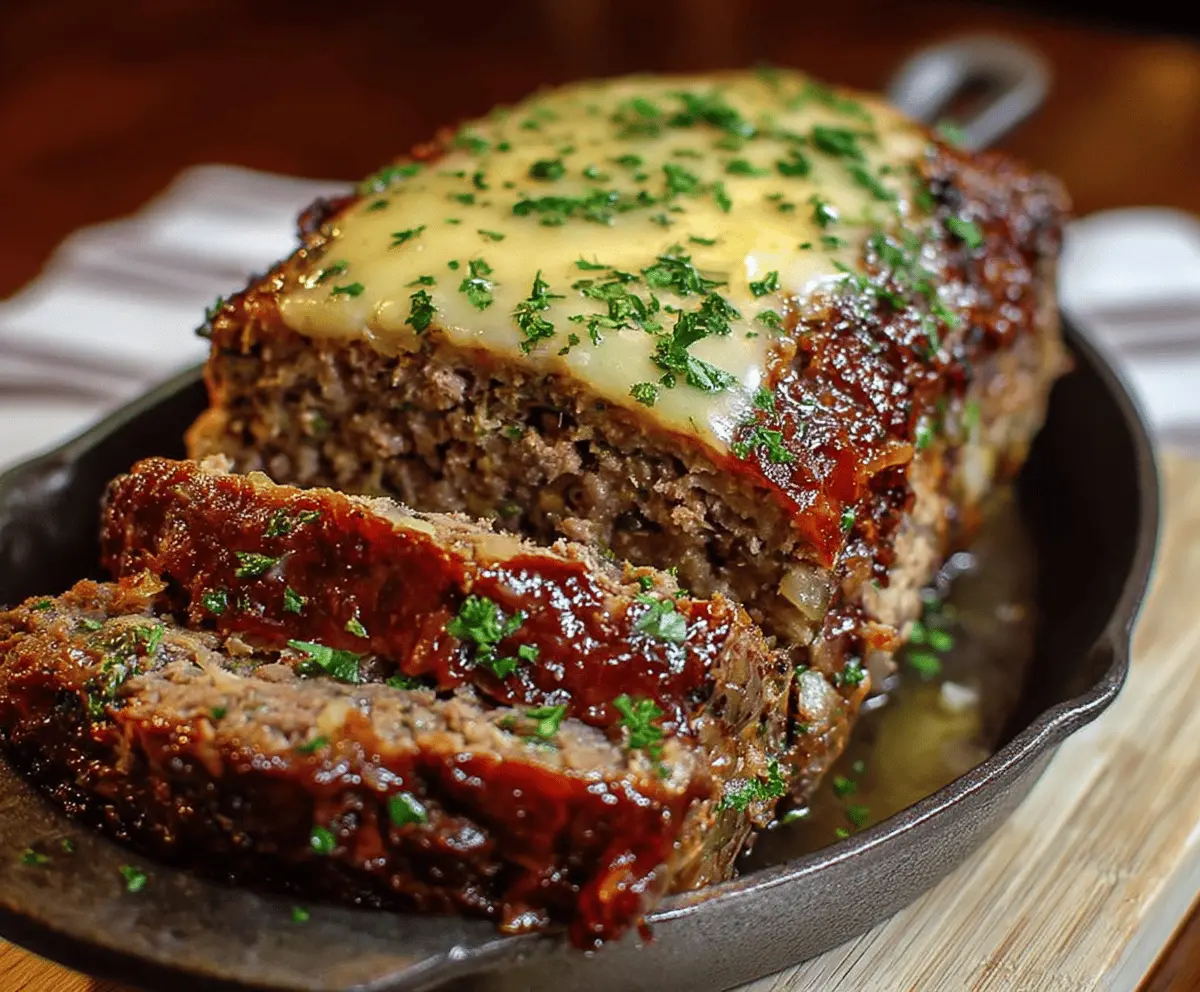 Easy Philly Cheesesteak Meatloaf