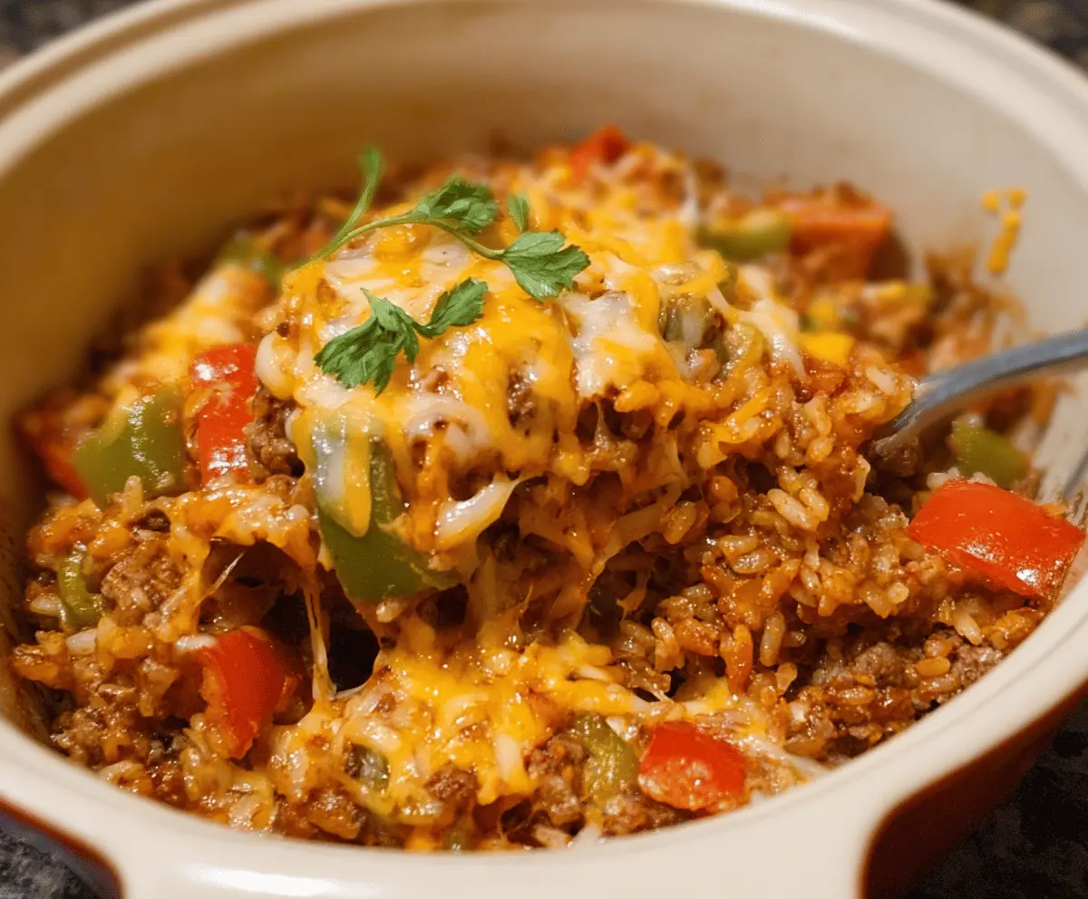 Easy Stuffed Pepper Casserole Recipe – Quick & Delicious Dinner