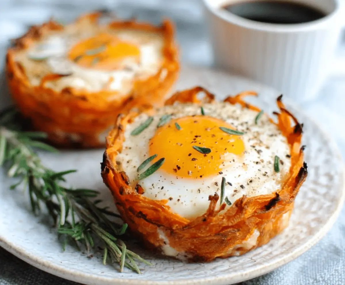 Healthy Sweet Potato Egg Cups