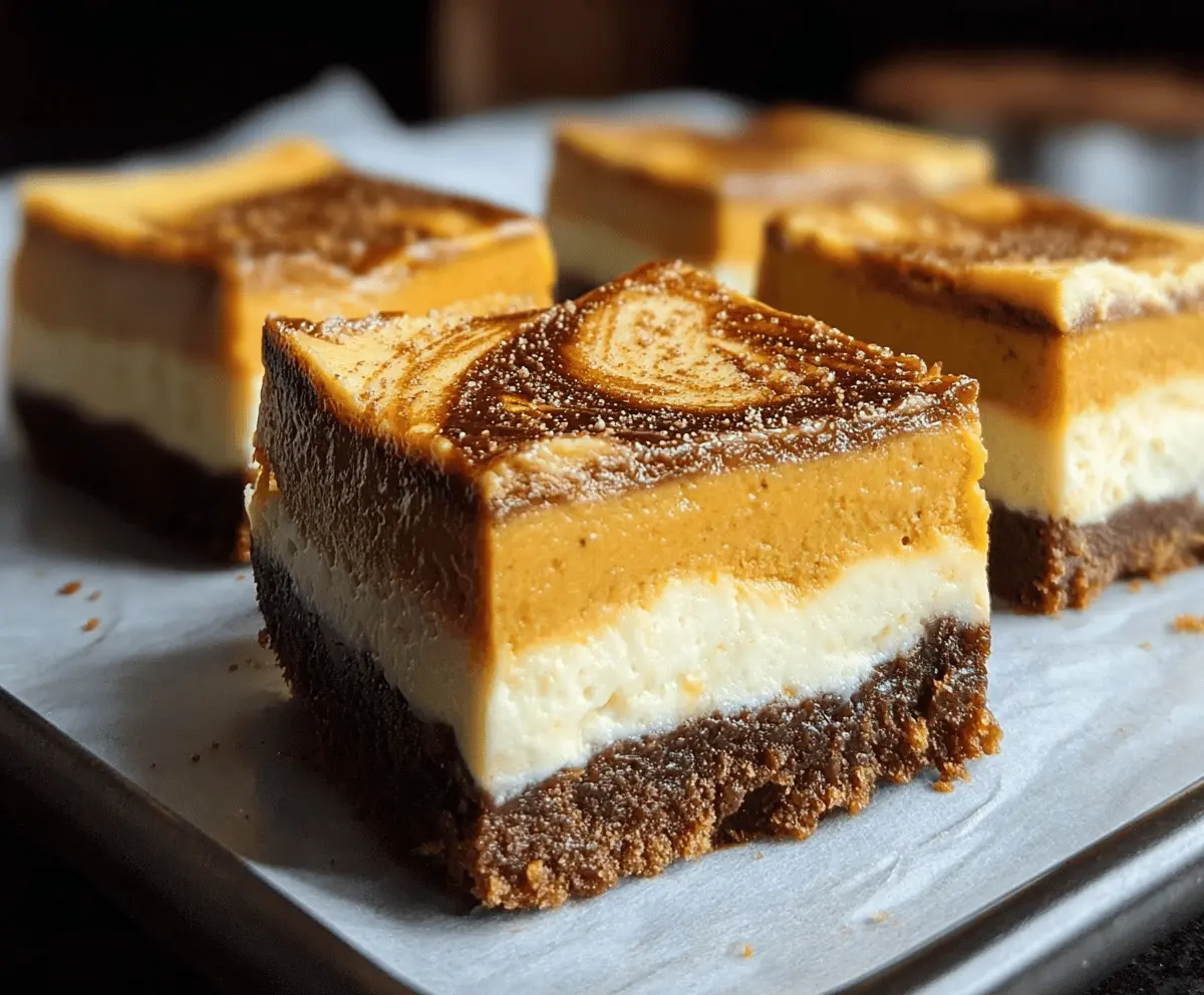 Creamy Sweet Potato Cheesecake Bars