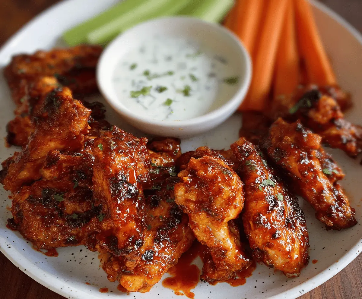 Easy Buffalo Chicken Wings Recipe
