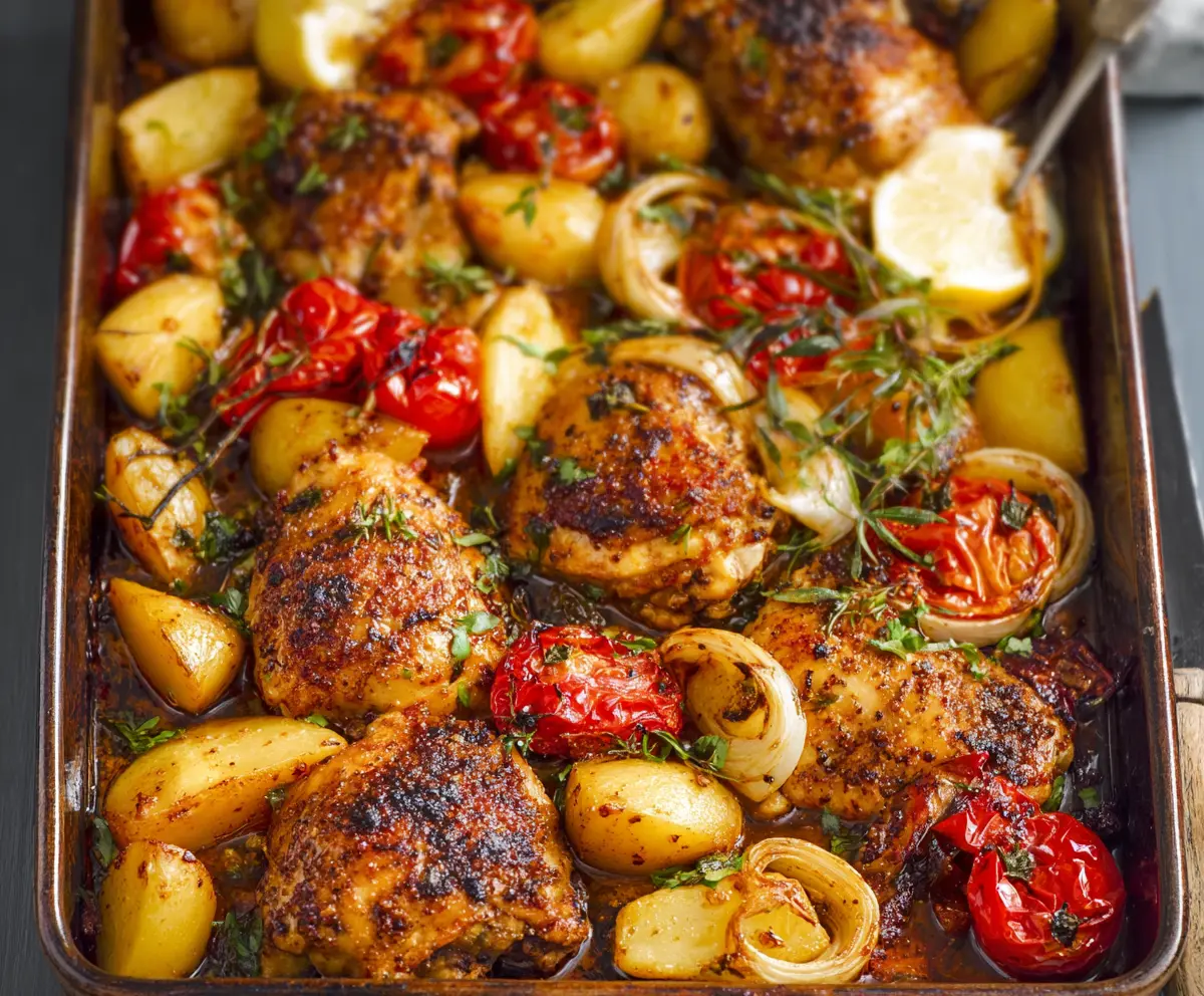 Easy Chicken Tray Bake Recipe