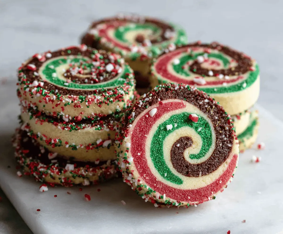 Easy Christmas Pinwheel Cookies Recipe