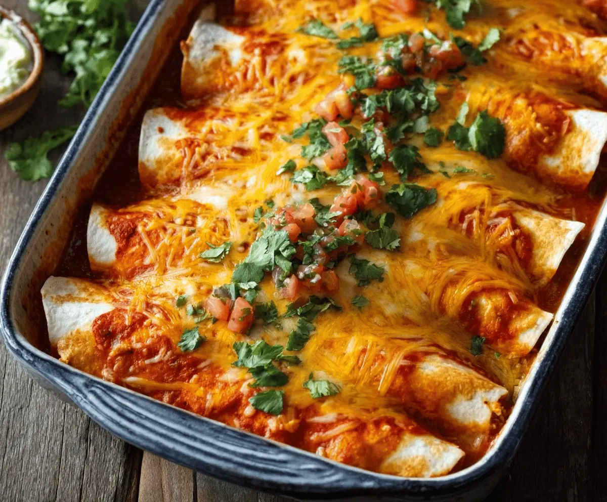 Easy Turkey Enchiladas Recipe