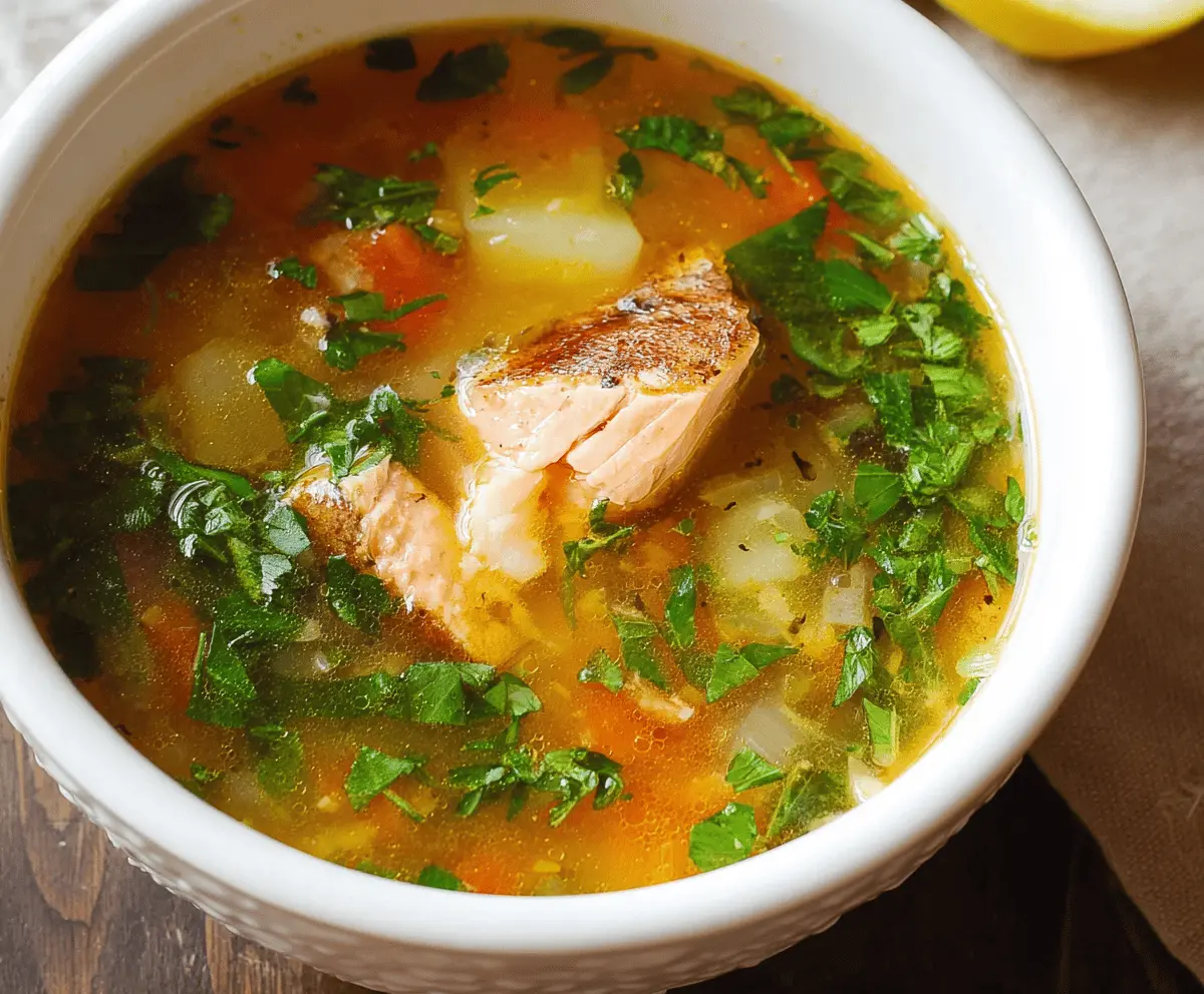 Easy Homemade Fish Soup