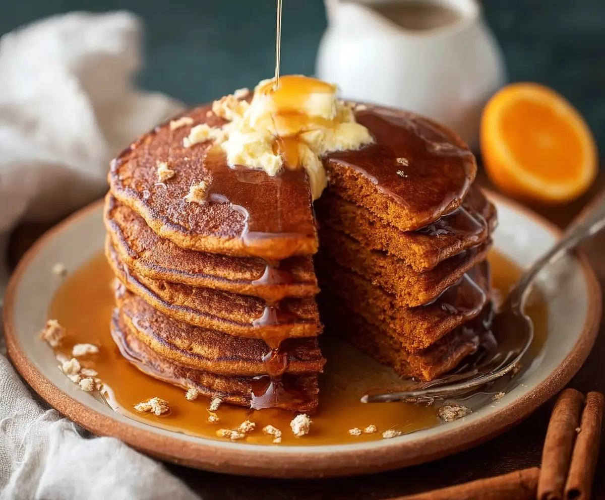 Easy Gingerbread Pancakes Recipe