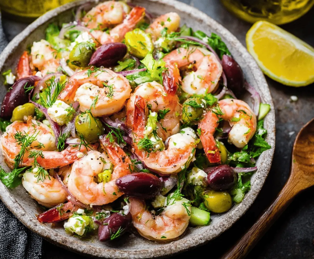 Italian Olive Oil Shrimp Salad Recipe