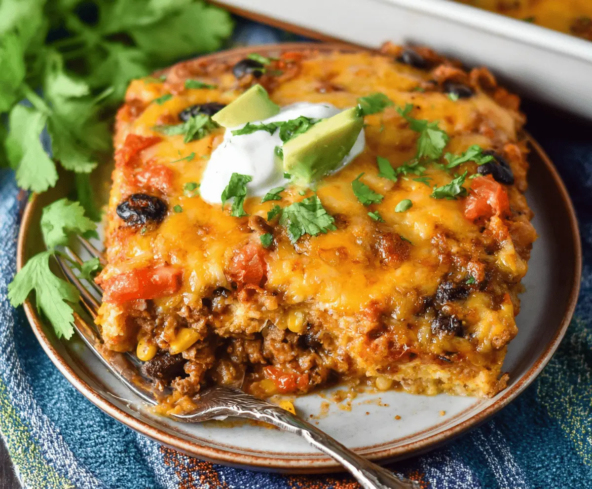 Easy Tex-Mex Chicken Casserole Recipe