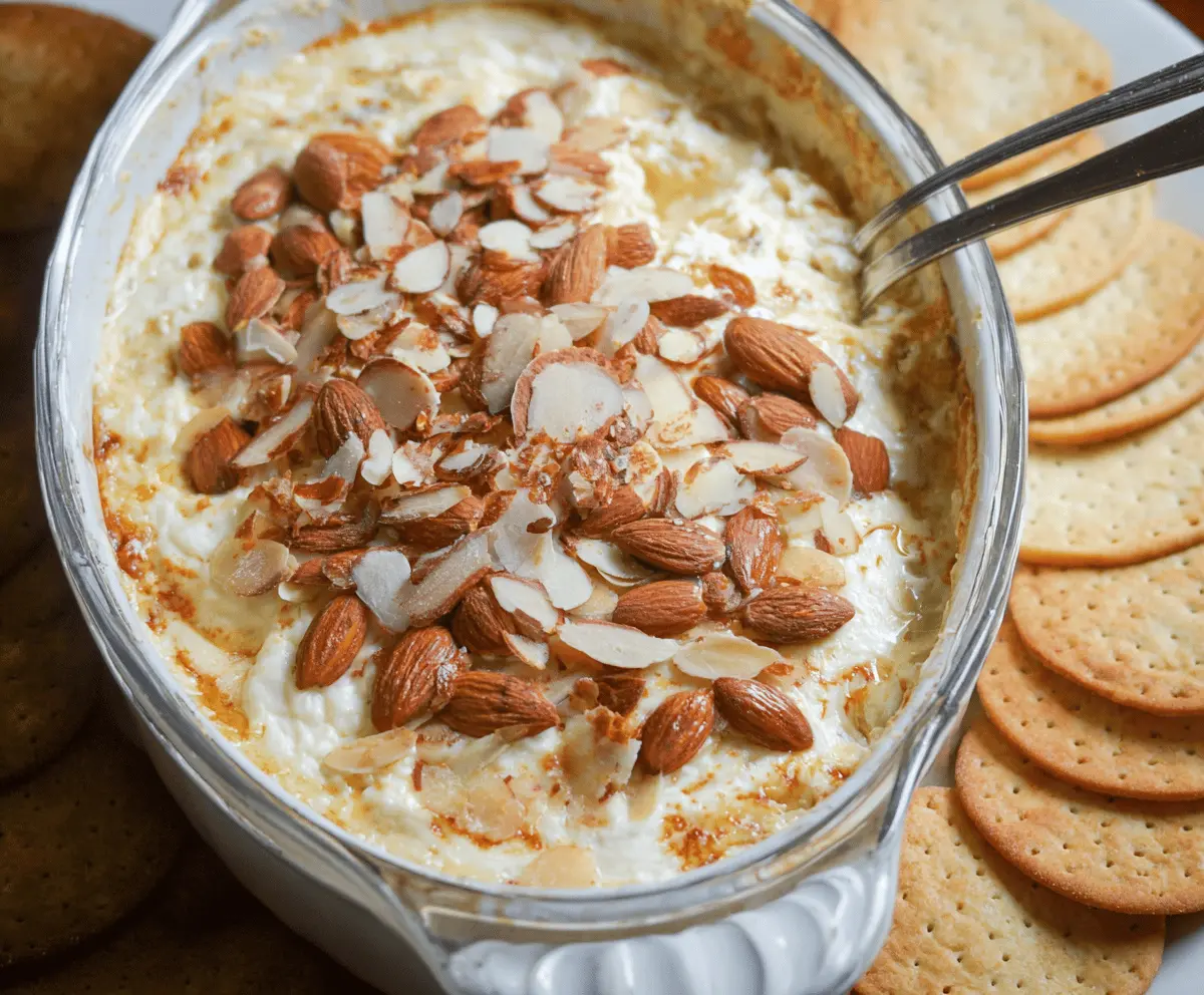 Toasted Almond and Swiss Cheese Dip