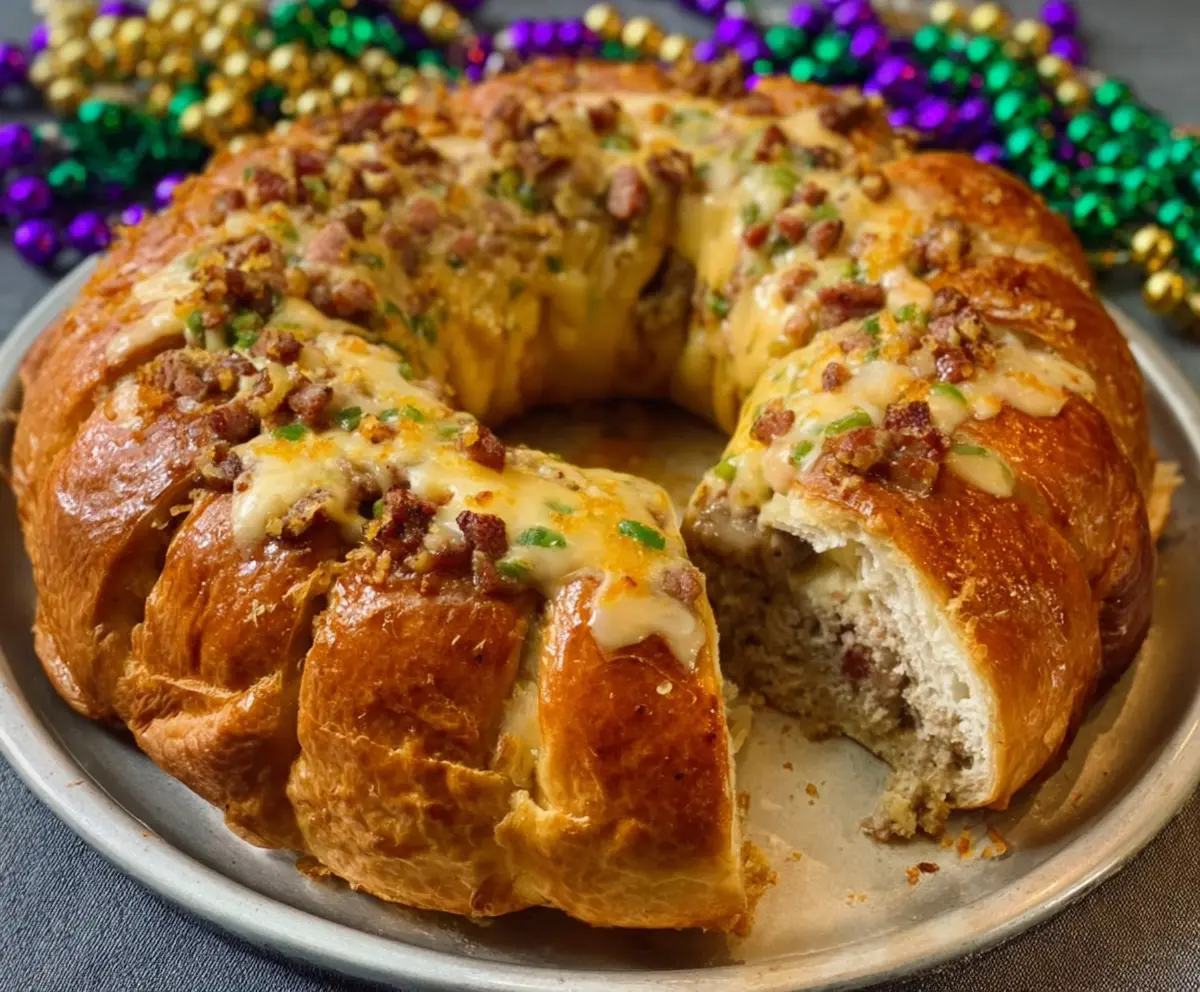 Game Day Boudin King Cake Recipe
