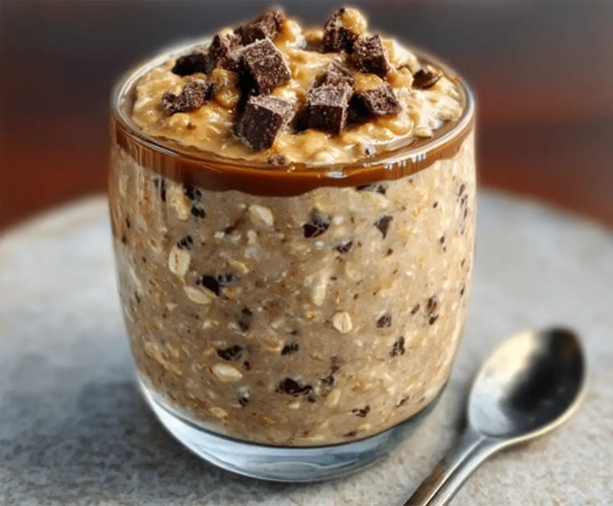 Easy Cookie Dough Overnight Oats