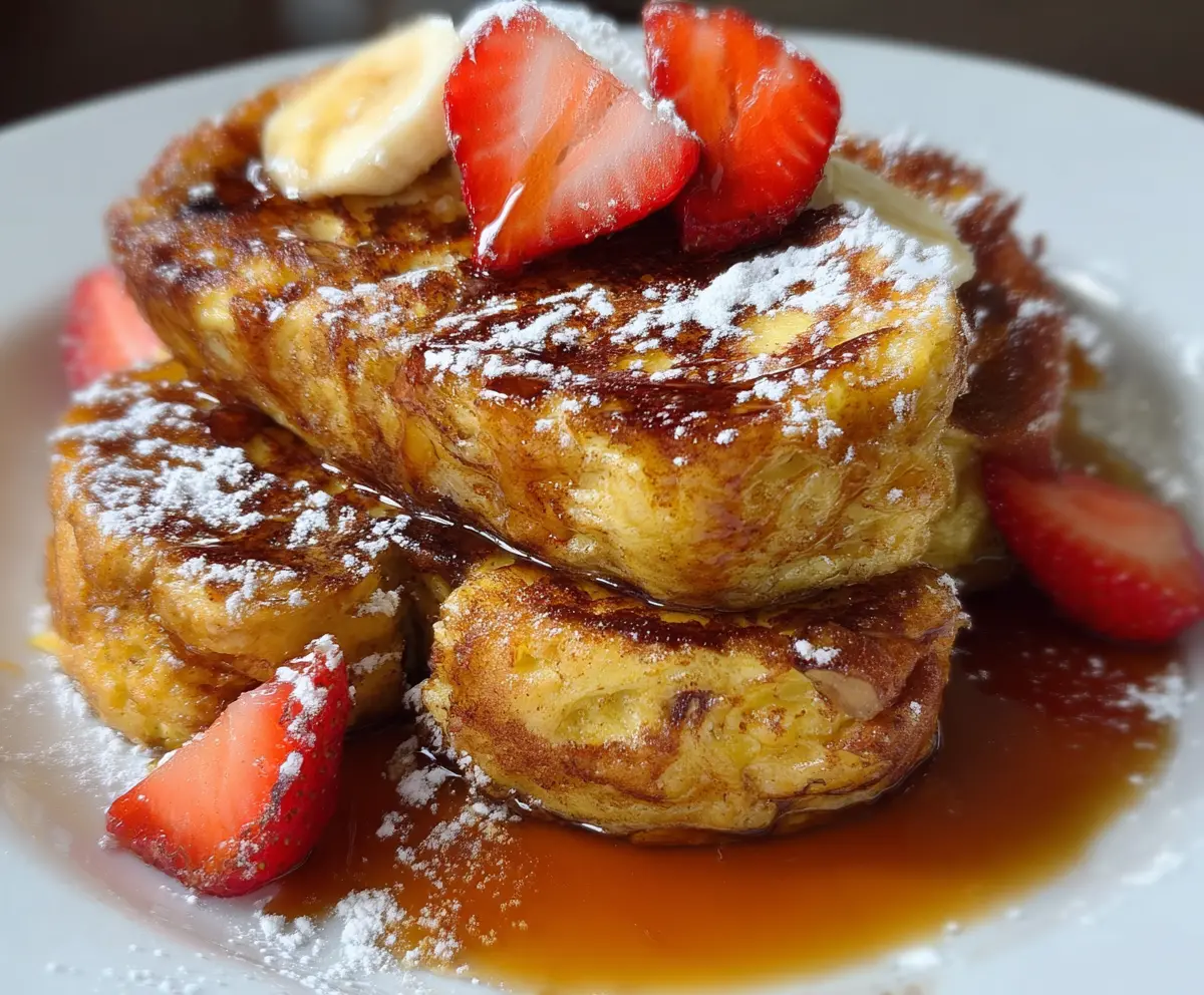 Easy Hawaiian Roll French Toast