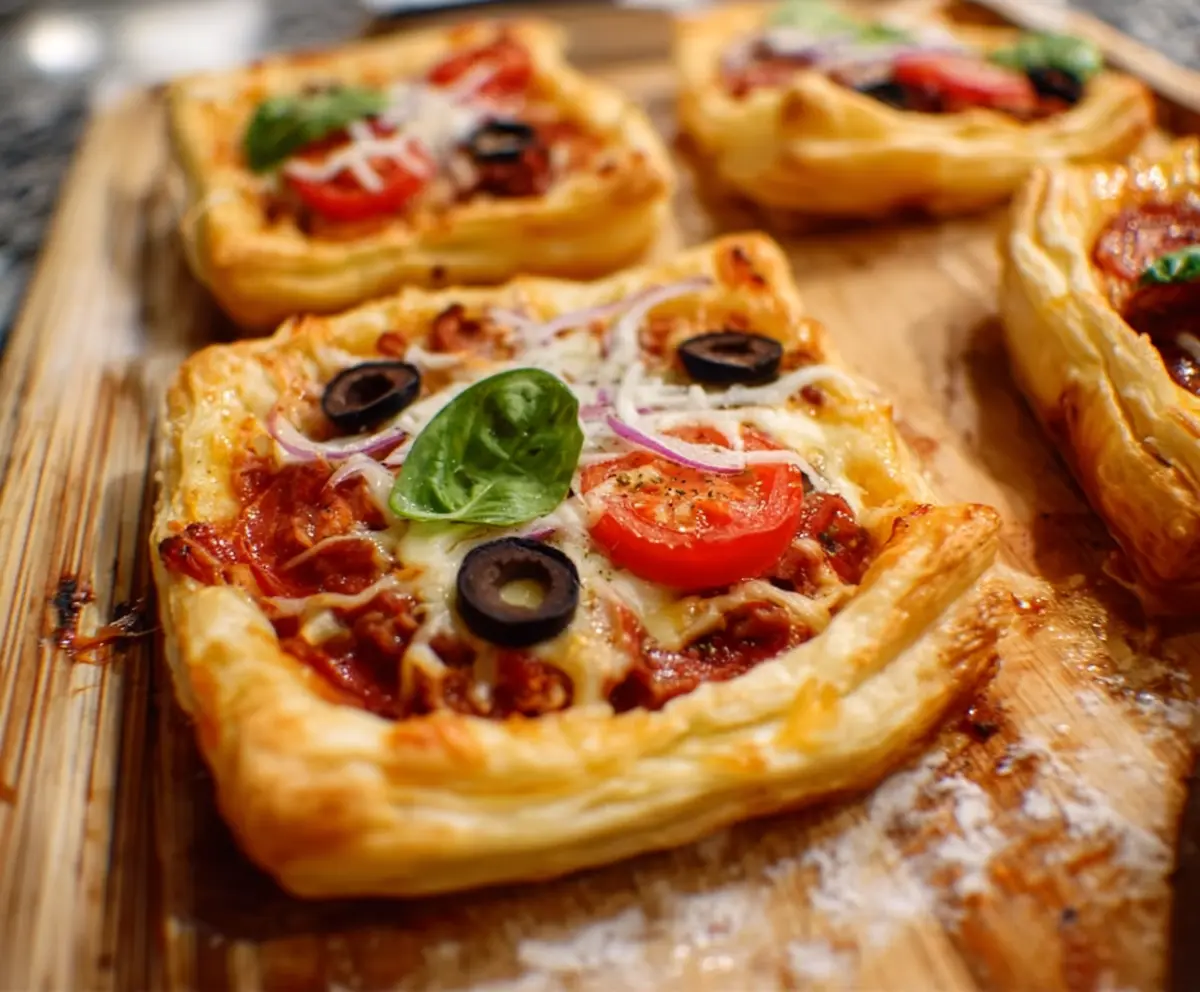 Easy Puff Pastry Pizzas