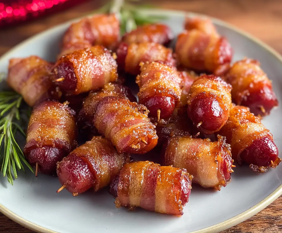 Easy Bacon Wrapped Smokies for Game Day