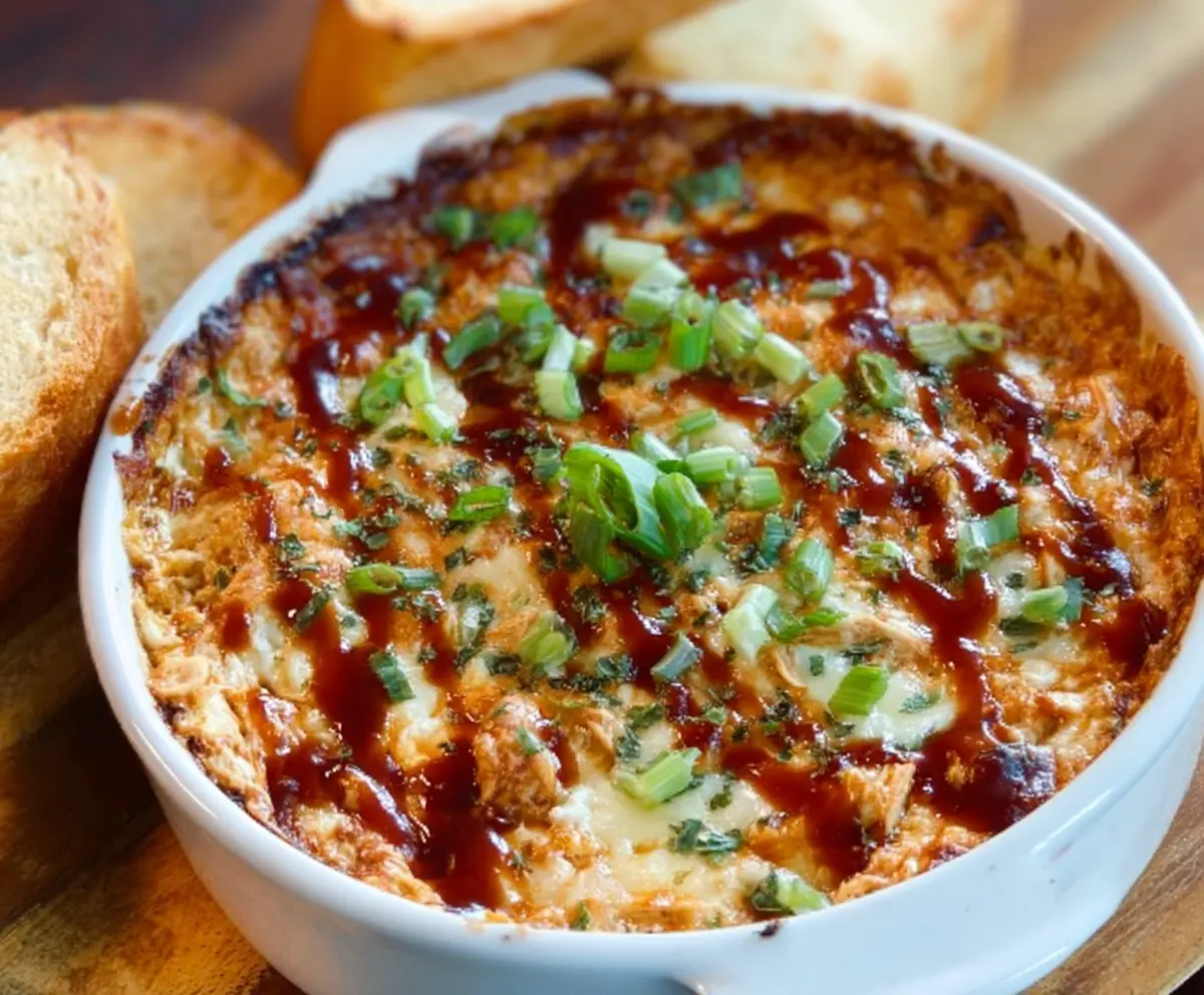 Easy BBQ Chicken Dip