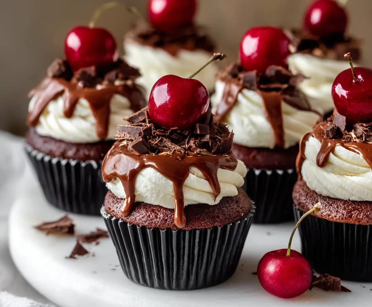 Delicious Black Forest Cupcakes