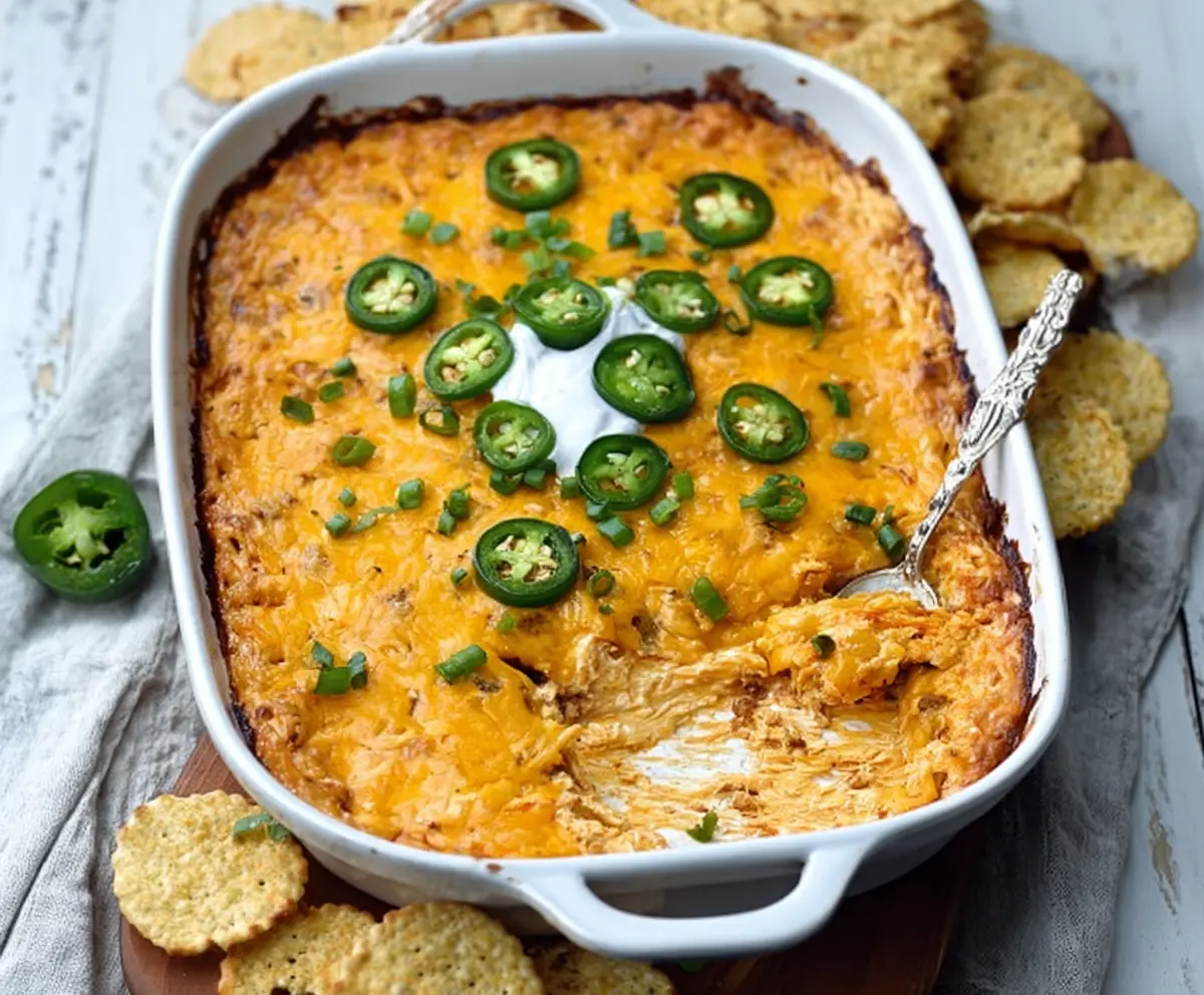 Bold Cheesy Texas Trash Dip Recipe
