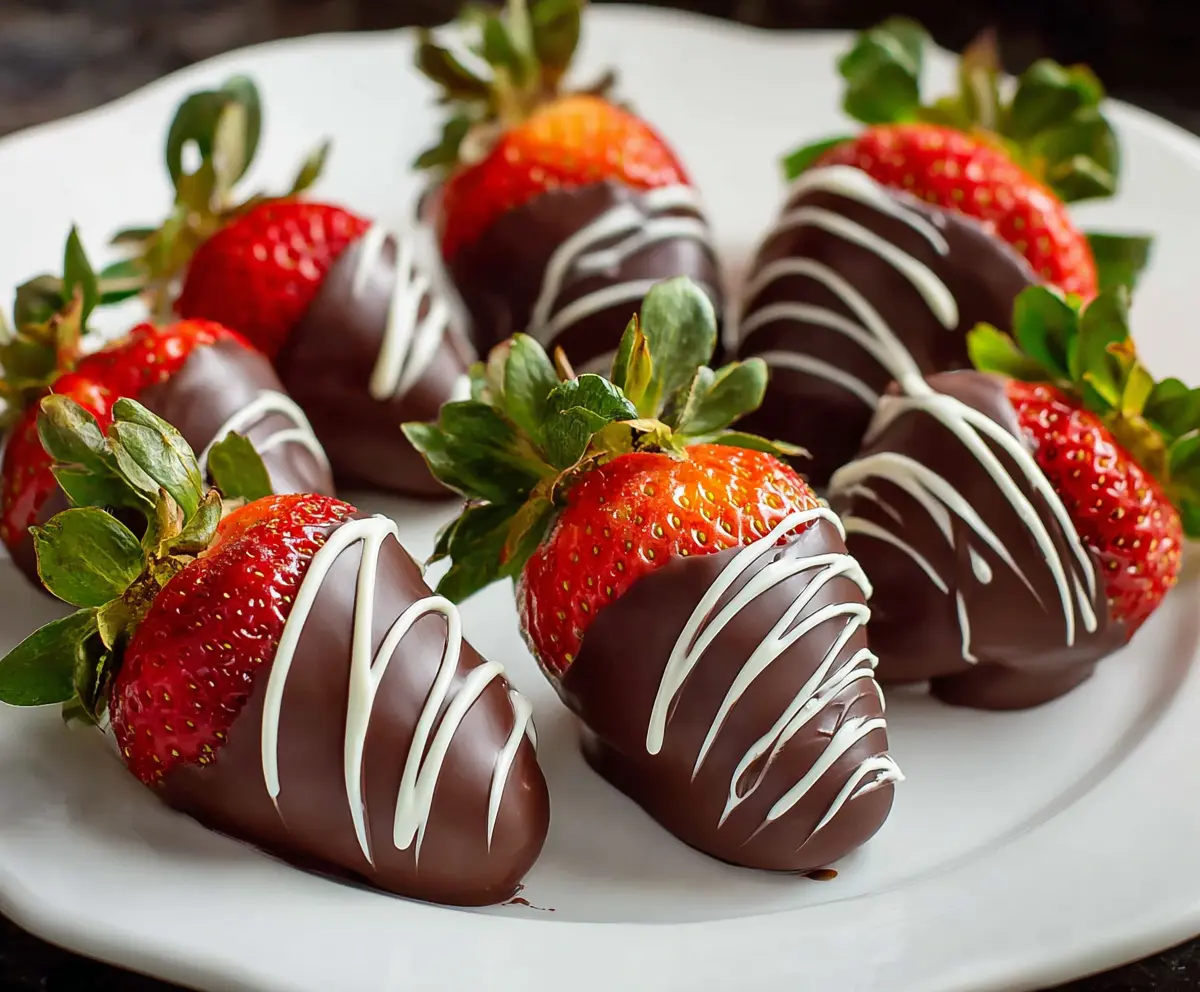Easy Chocolate Covered Strawberries