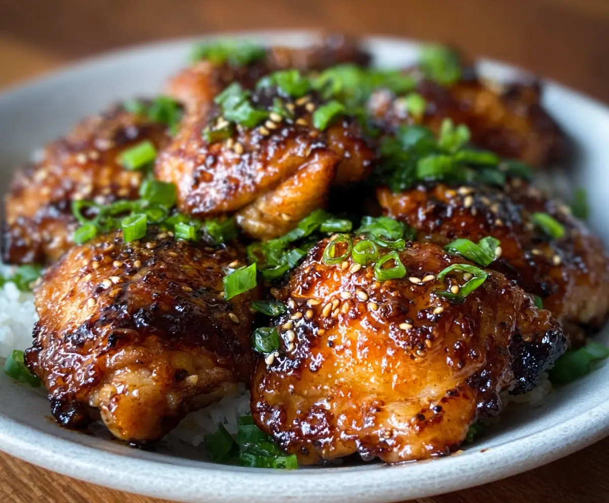 Easy Soy Garlic Chicken Thighs Recipe