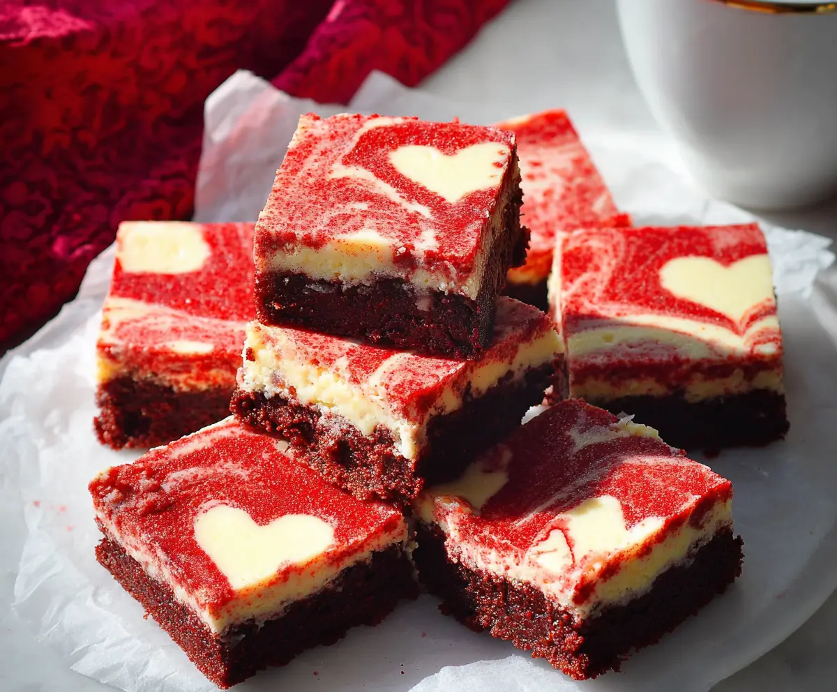 Easy Red Velvet Cheesecake Bars