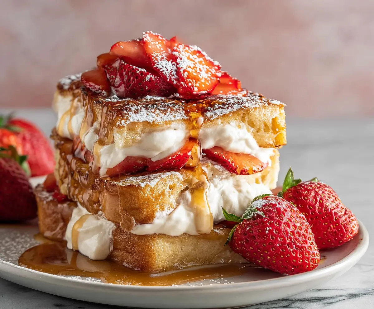 Strawberries & Cream French Toast