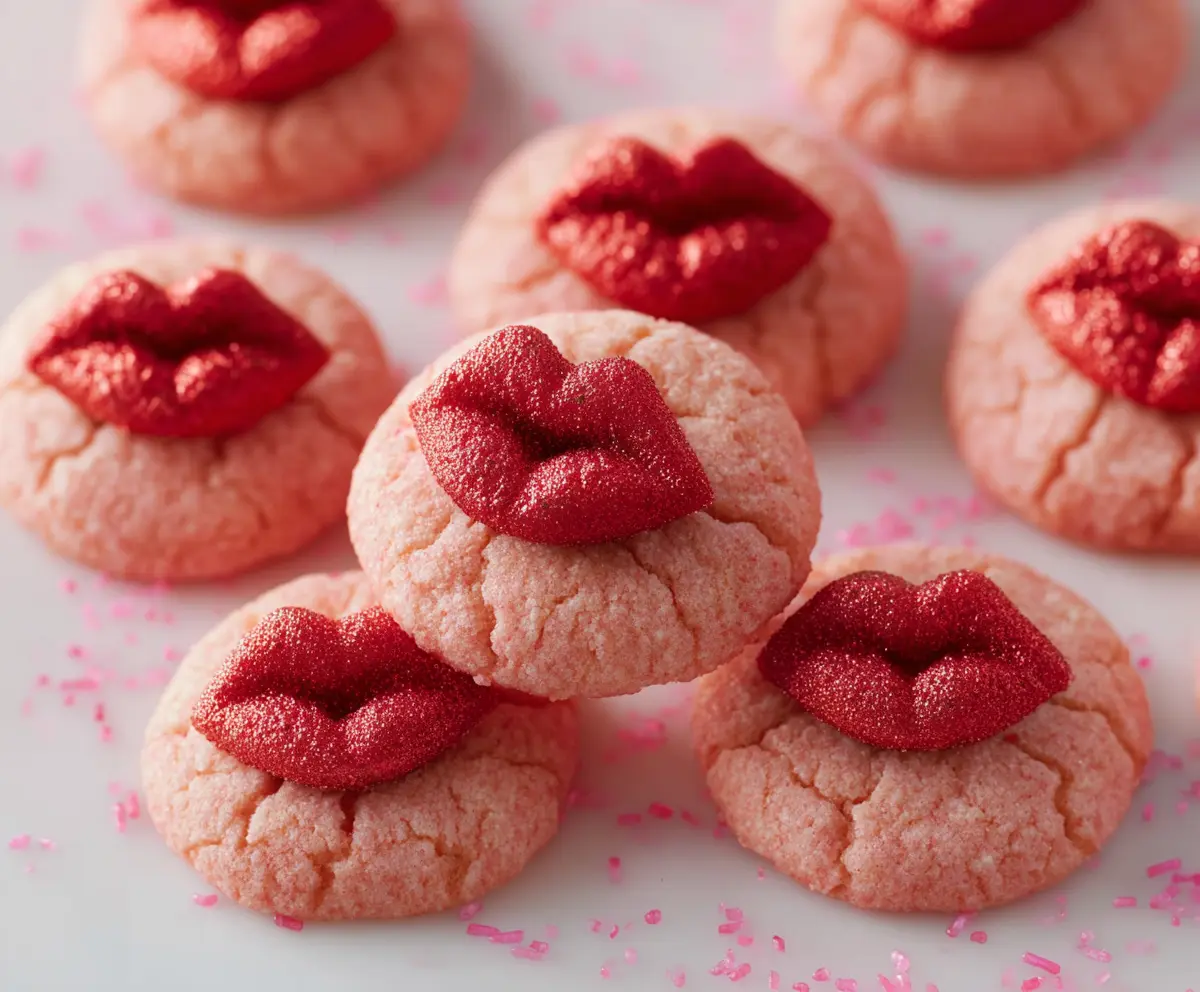 Strawberry Kiss Cookies Recipe