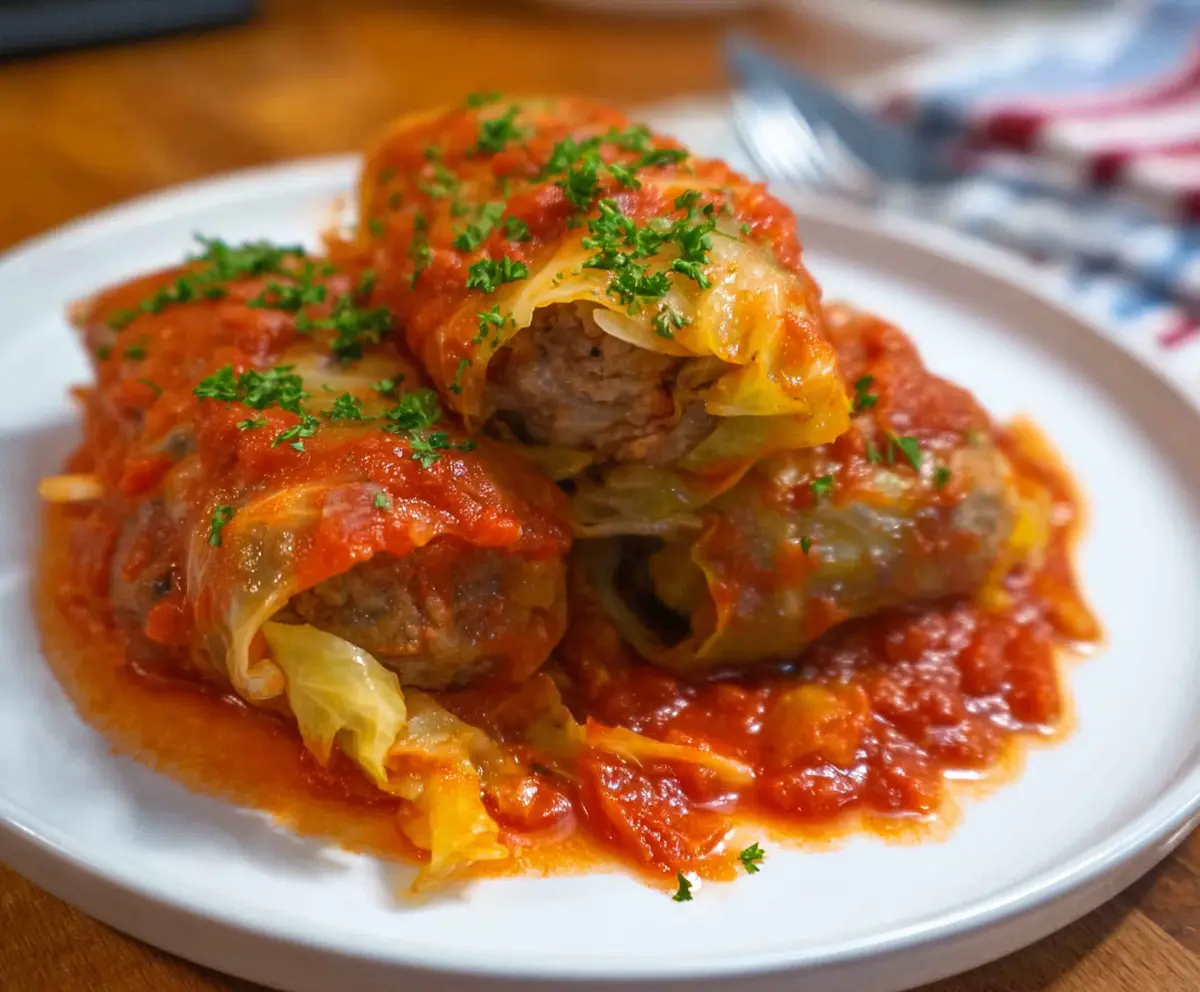 Easy Homemade Cabbage Rolls Recipe