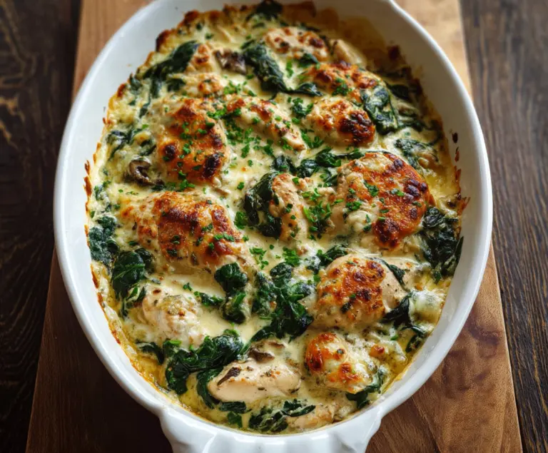 Chicken and Spinach Casserole