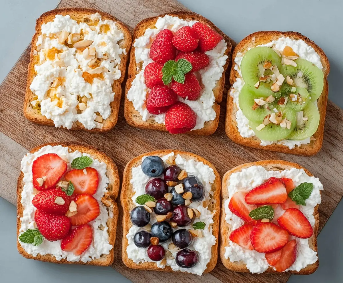 Easy Cottage Cheese Toast Recipe