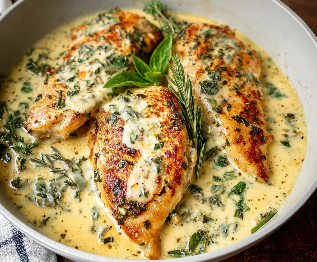 Creamy Herb Chicken Recipe