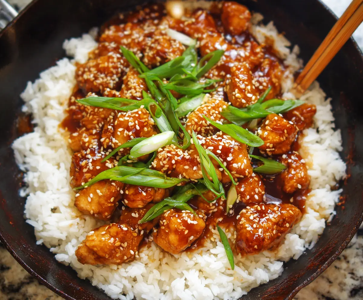 Easy Healthy Sesame Chicken Recipe