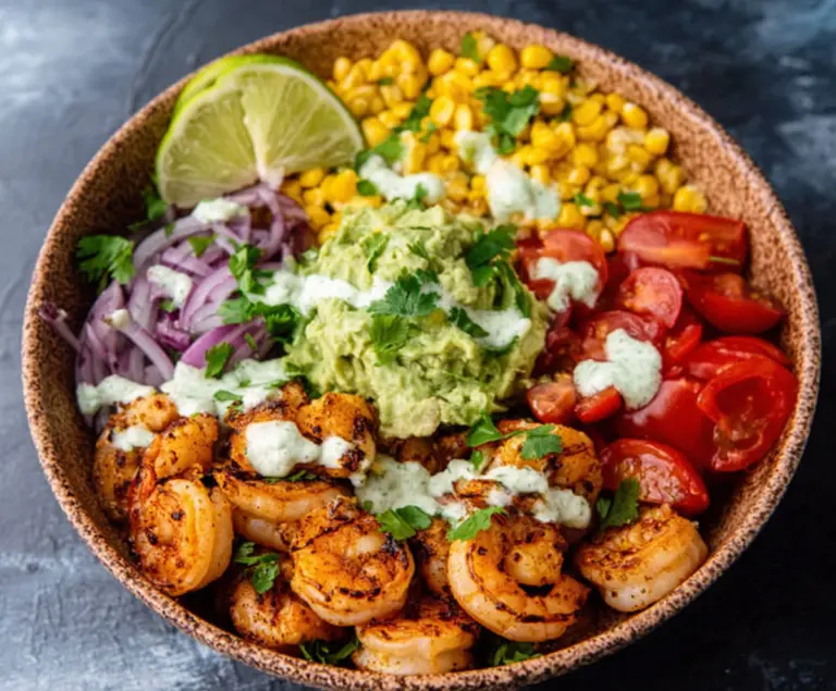 Mexican Shrimp Bowls