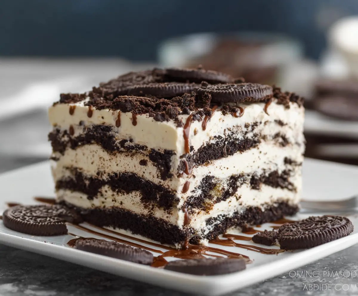 No Bake Oreo Icebox Cake Recipe