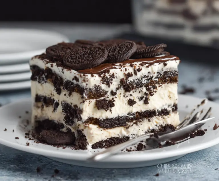 No Bake Oreo Icebox Cake