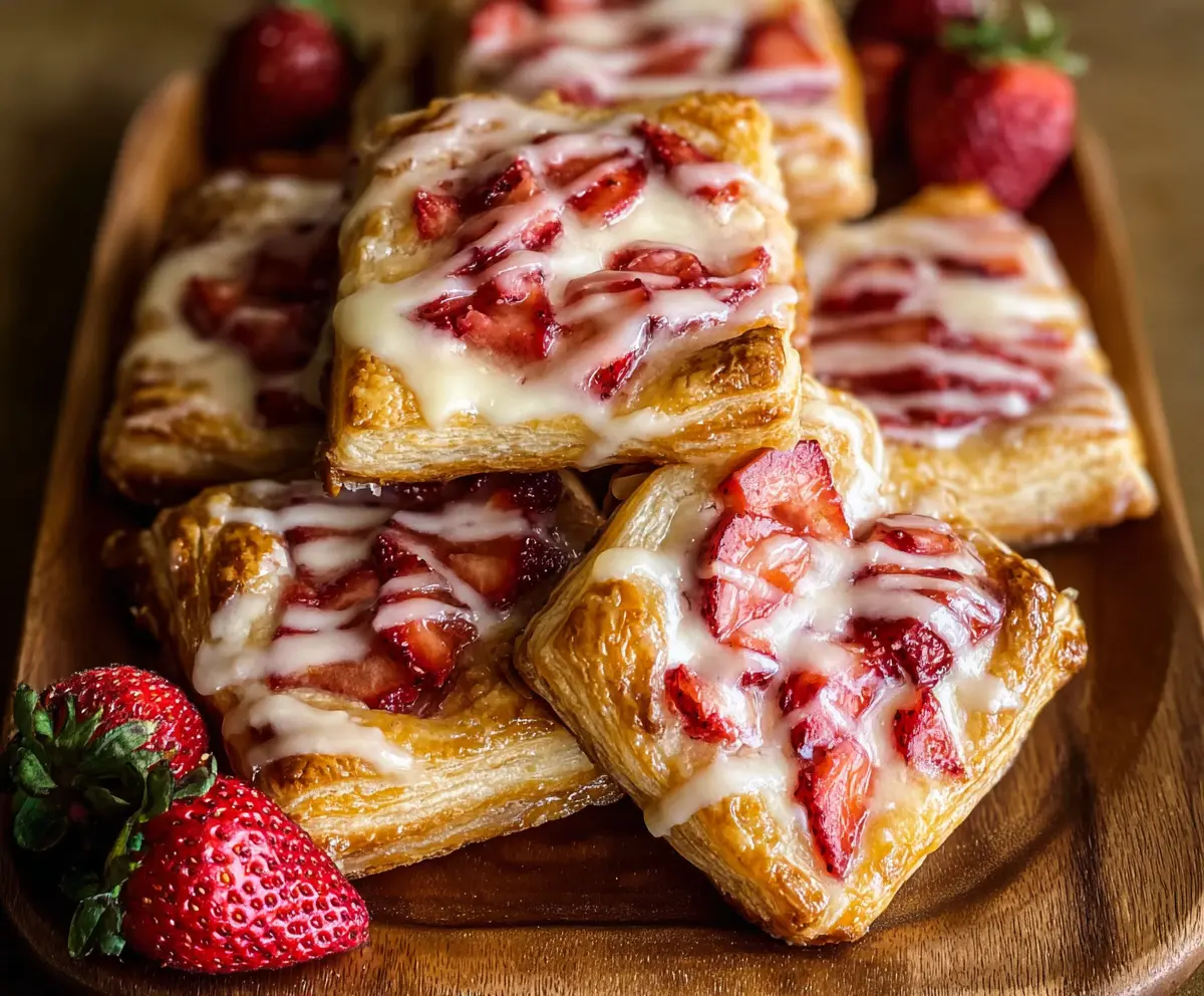 Easy Strawberry Cream Cheese Danishes