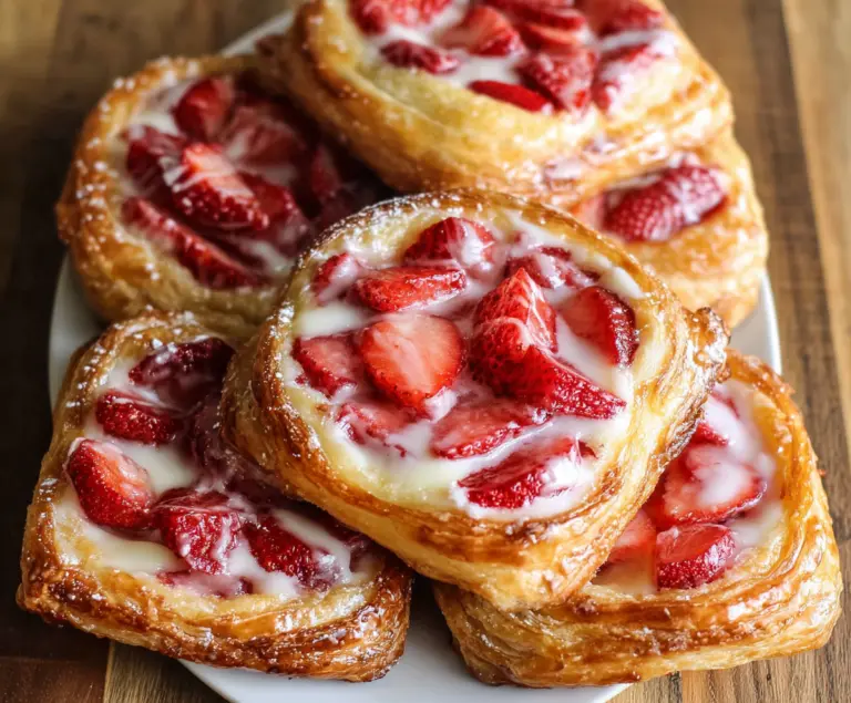 Strawberry Cream Cheese Danishes