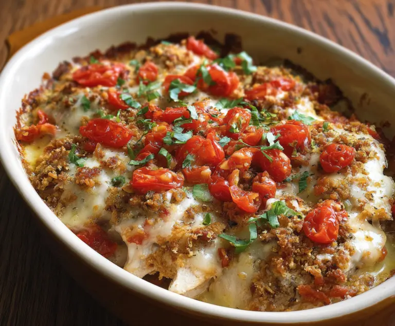 Bruschetta Chicken Bake