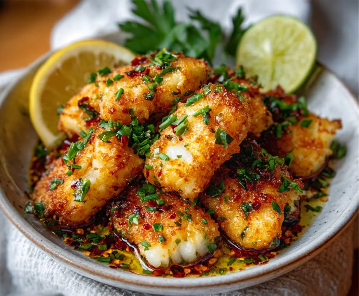 Garlic Butter Cod Bites Recipe
