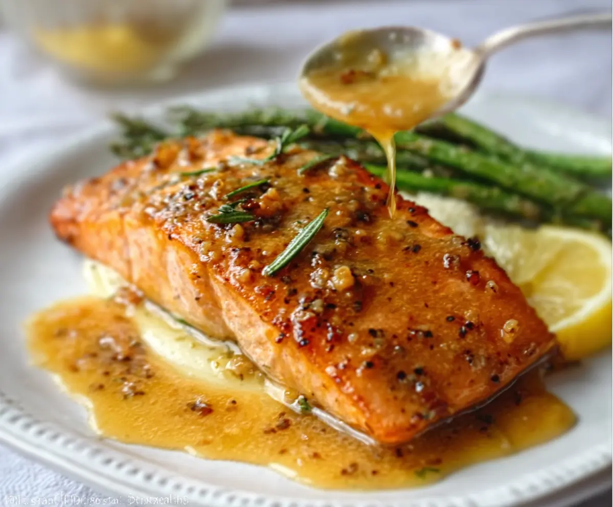 Easy Honey Mustard Citrus Salmon