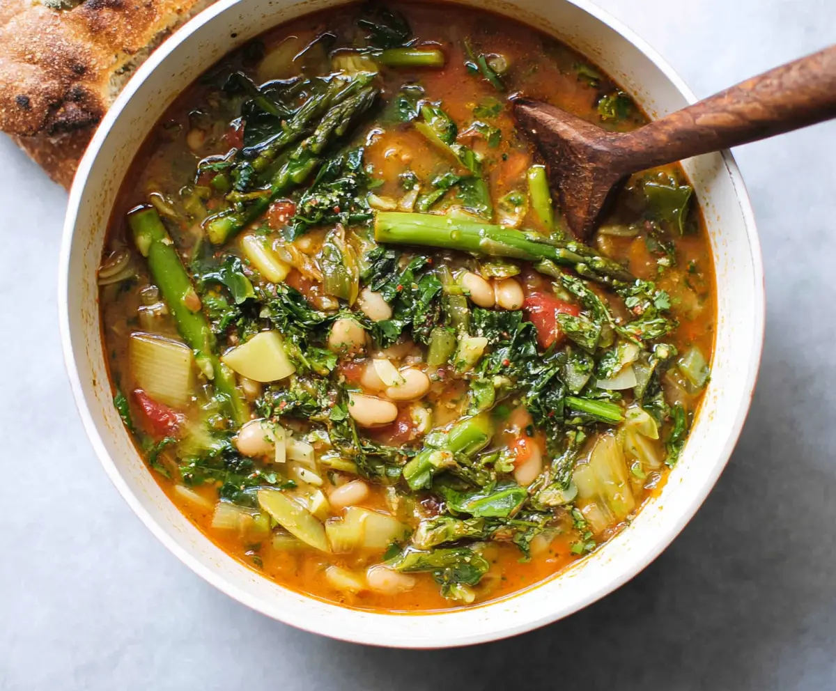 Fresh Spring Minestrone Soup Recipe